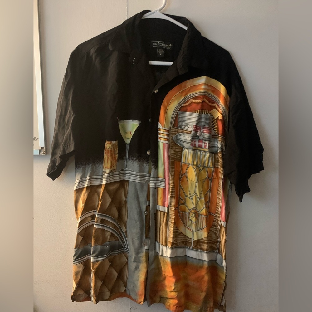 Mens Tori Richard Medium button down top